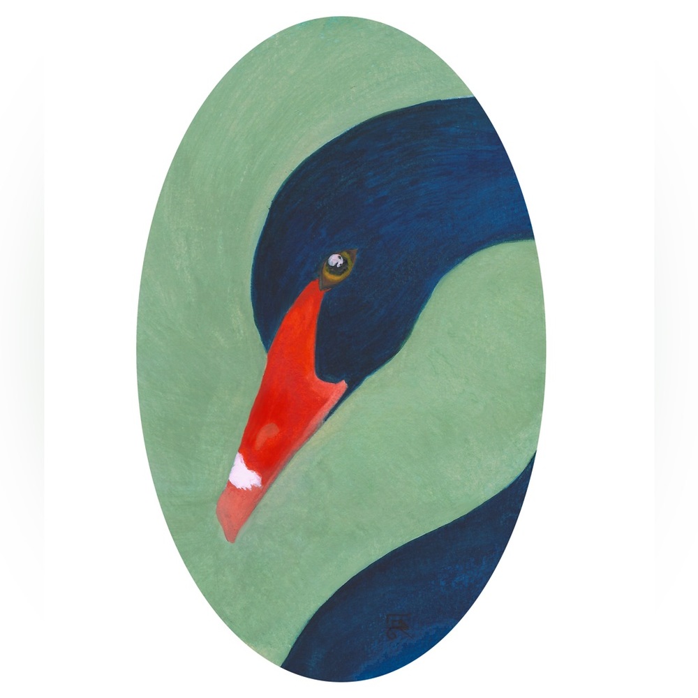 “The Black Swan” Art Print | Original Wall Art Print Home Decor